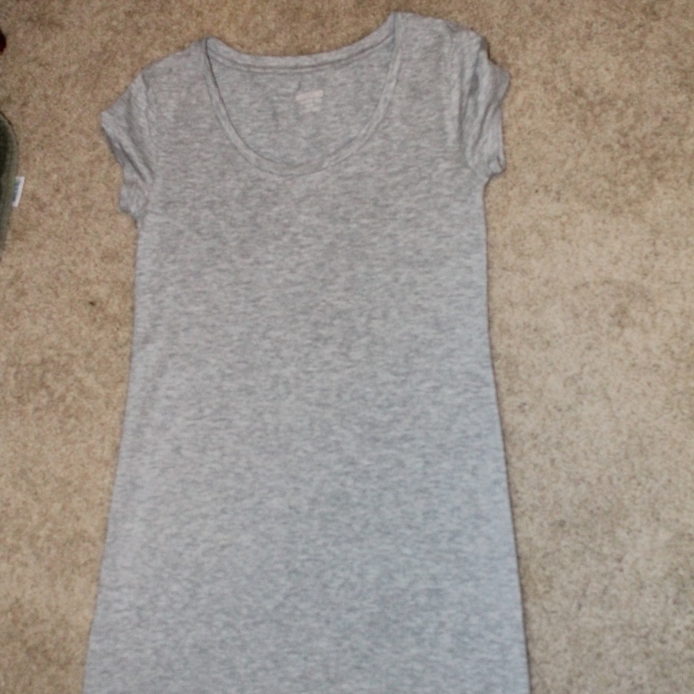Gray T-Shirt dress